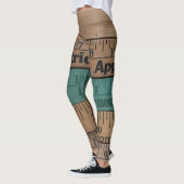 Vintage Machthaber und Maßstab-Leggings Leggings (Links)
