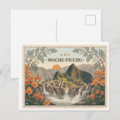 Vintage Machu Picchu Peru Postcard Postkarte (Vorne/Hinten)