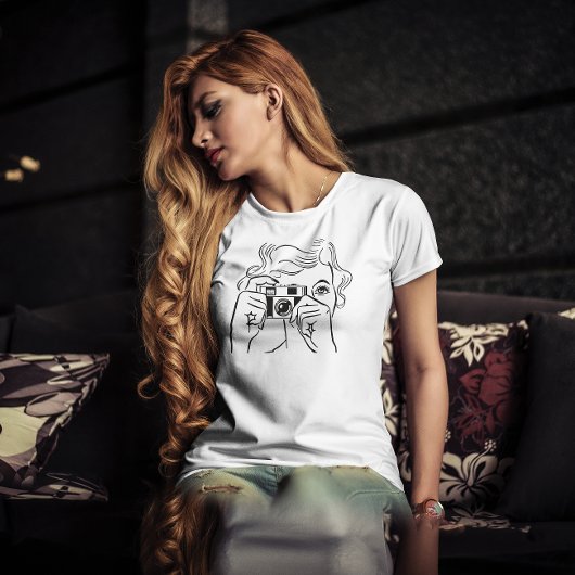 Vintage Mädchenkamera T-Shirt