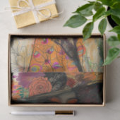 VINTAGE MÄDCHENMÄDCHEN SEIDENPAPIER (Geschenk)