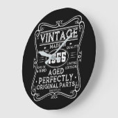 Vintage Made In 1955 Retro Classic Große Wanduhr (Winkel)