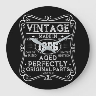 Vintage Made In 1955 Retro Classic Große Wanduhr