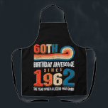 Vintage Made In 1962 60th Birthday The Legend Schürze<br><div class="desc">Vintage Made In 1962 60th Birthday The Legend</div>