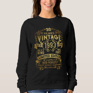 Vintage Made in 1993 30th Birthday Sweatshirt