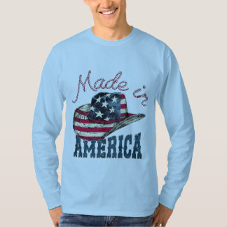 Vintage Made in America US-Cowboyhut Patriotic Des T-Shirt