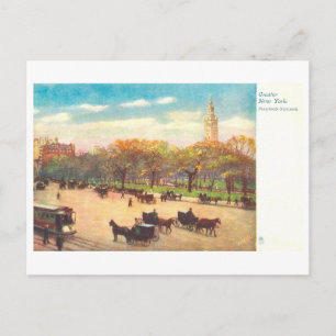 Vintage Madison Square in New York City Postkarte