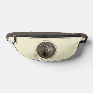 Vintage Madonna und Kind mit Silberrahmen Bauchtasche