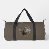 Vintage Madonna und Kind mit Silberrahmen Duffle Bag (Vorderseite)