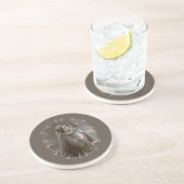 Vintage Madonna und Kind mit Silberrahmen Getränkeuntersetzer (Seite)