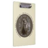 Vintage Madonna und Kind mit Silberrahmen Klemmbrett (Rechts)
