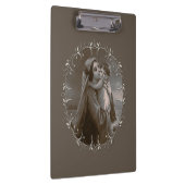 Vintage Madonna und Kind mit Silberrahmen Klemmbrett (Rechts)