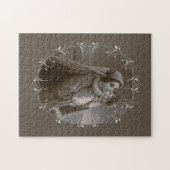 Vintage Madonna und Kind mit Silberrahmen Puzzle (Horizontal)