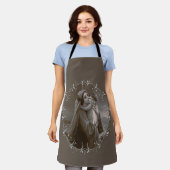 Vintage Madonna und Kind mit Silberrahmen Schürze (Getragen)