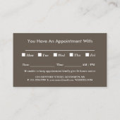 Vintage Madonna und Kind mit Silberrahmen Terminkarte (Rückseite)