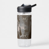 Vintage Madonna und Kind mit Silberrahmen Trinkflasche (Links)