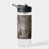 Vintage Madonna und Kind mit Silberrahmen Trinkflasche (Rechts)