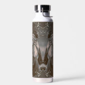 Vintage Madonna und Kind mit Silberrahmen Trinkflasche (Links)