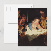 Vintage Madonna und Kind Religiöse Weihnachten (Vorne/Hinten)