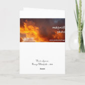 Vintage Madonna Weihnachtskarte Feiertagskarte (Rückseite)