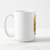 Vintage Madrid Spanien Reise – Retro Stadt Kaffeetasse (Links)