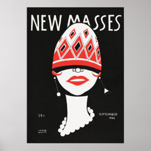 Vintage-Magazin-Cover-Poster Poster