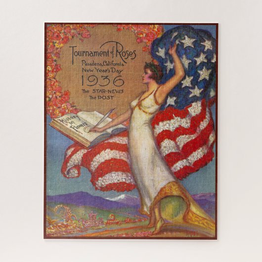 VINTAGE MAGAZINDECKUNG 1936 PUZZLE (Vertikal)