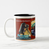 VINTAGE MAGAZINES THEMA ZWEIFARBIGE TASSE (Links)