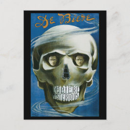 Vintage Magic Poster, De Biere the Mysterious Postkarte