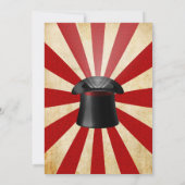 Vintage Magie-Geburtstagsfeier Einladung (Rückseite)