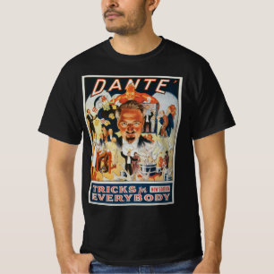 Vintage-Magieposter, Dante der Zauberer T-Shirt