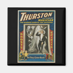 Vintage-Magieposter, Thurston, Der große Magier Magnet