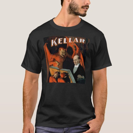 Vintage Magier Kellar Devil T-Shirt (Vorderseite)