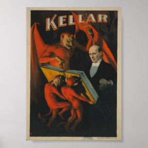 Vintage MagikerIllustration Poster