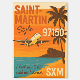 Vintage-Magnet Saint-Martin SXM 97150 Magnet