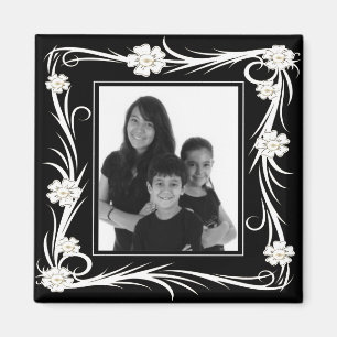 Vintage Magnet Vintage Blumenmuster Fügen Sie Ihr 