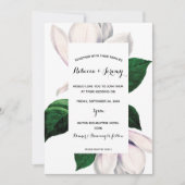 Vintage Magnolia Einladung (Vorderseite)