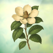 Vintage Magnolia Fensteraufkleber (Blatt 3)
