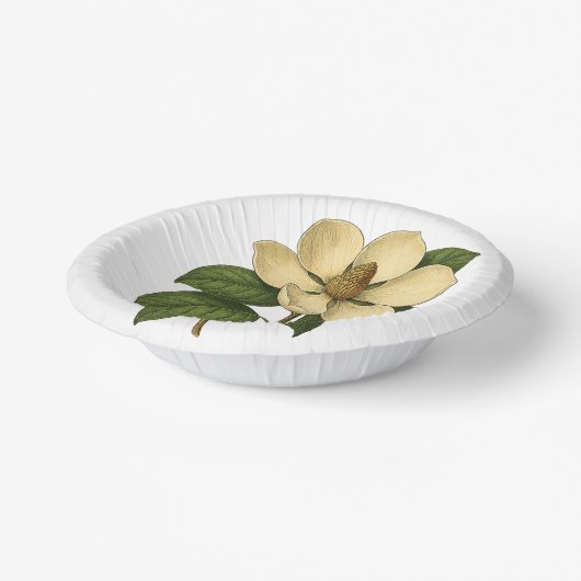 Vintage Magnolia Pappteller (Gewinkelt)