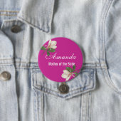 Vintage Magnolie, Brautmutter Button (Beispiel)