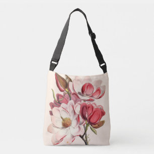 Vintage Magnolie Tragetaschen Mit Langen Trägern
