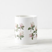 Vintage magnolische Blume floral. Klassisch, elega Kaffeetasse (Mittel)