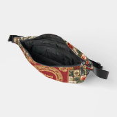 Vintage-Mahjong-Designs Bauchtasche (Offen)