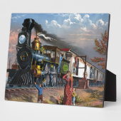 Vintage Mail Reisen - Illustration Art Fotoplatte (Seite)