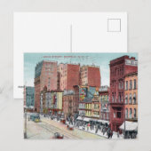 Vintage Main St Postcard  Postkarte (Vorne/Hinten)