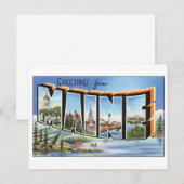 Vintage Maine-Postkarte Postkarte (Vorne/Hinten)