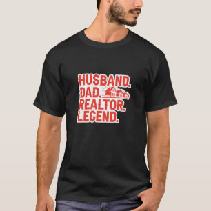 Vintage-Makler-Vater-Legende-Geschenk T-Shirt
