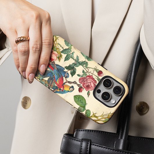 Vintage Makros und Rose Case-Mate iPhone Hülle