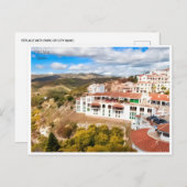 Vintage Malaga Spanien Alcazaba Stadt Postkarte (Vorne/Hinten)