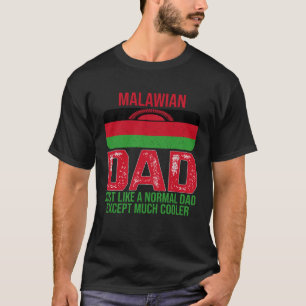 Vintage Malawischer Vater Malawi-Flagge zum Vatert T-Shirt