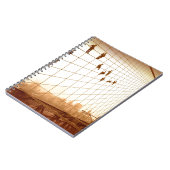 Vintage Maler Brooklyn Bridge Notizblock (Linke Seite)